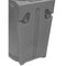 Dark Grey Granite 65-Gallon Plastic Urn Rain Barrel with Planter Top Outdoor Water Storage